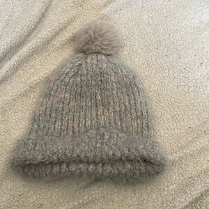 Gray winter beanie